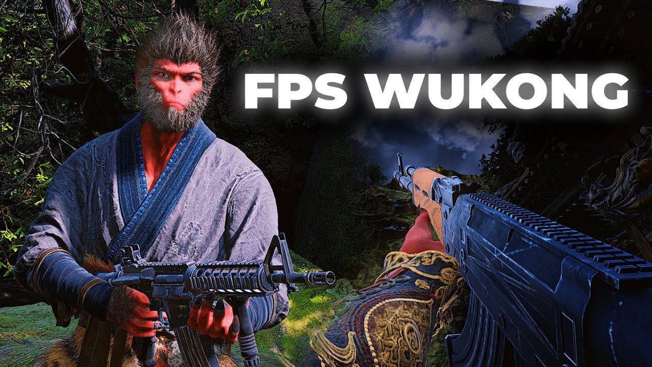 Wukong But It's A First Person Shooter