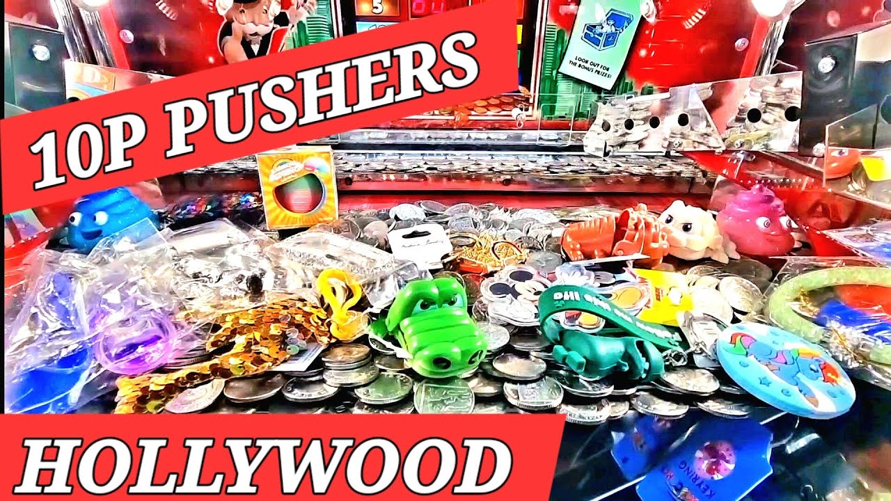 we play 10p and 2p pushers claw machines arcade amusements and more lucky day funny