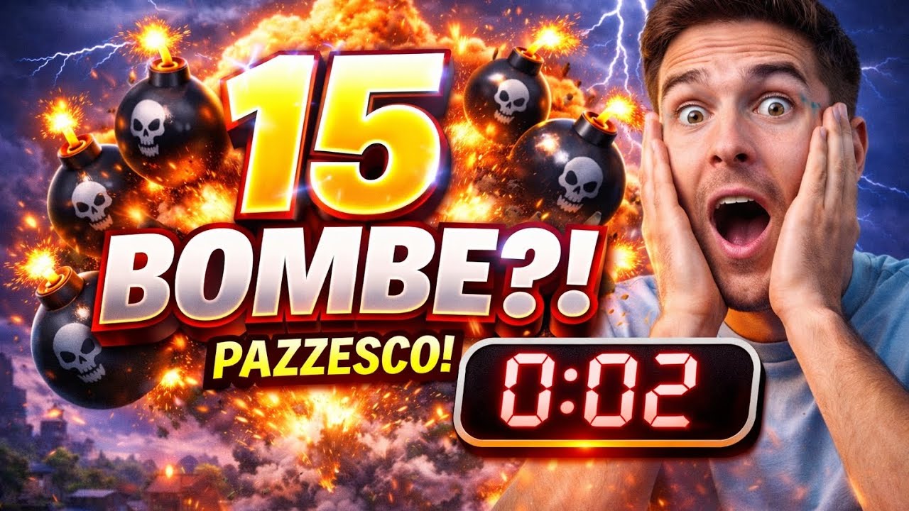 15 BOMBE SU FORTNITE 💣🔥 PARTITA ASSURDA!