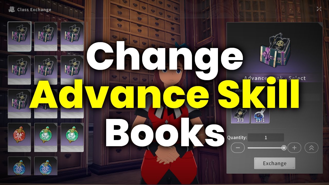 Как обменять книги продвинутых навыков/магические печати на смену класса &mdash; Blue Protocol Star Res...