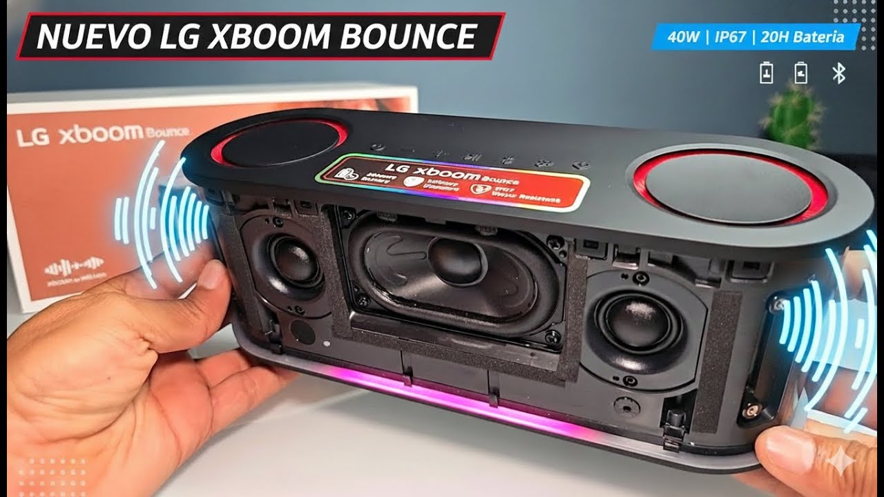 ¡Así suena el Altavoz LG XBOOM Bounce!