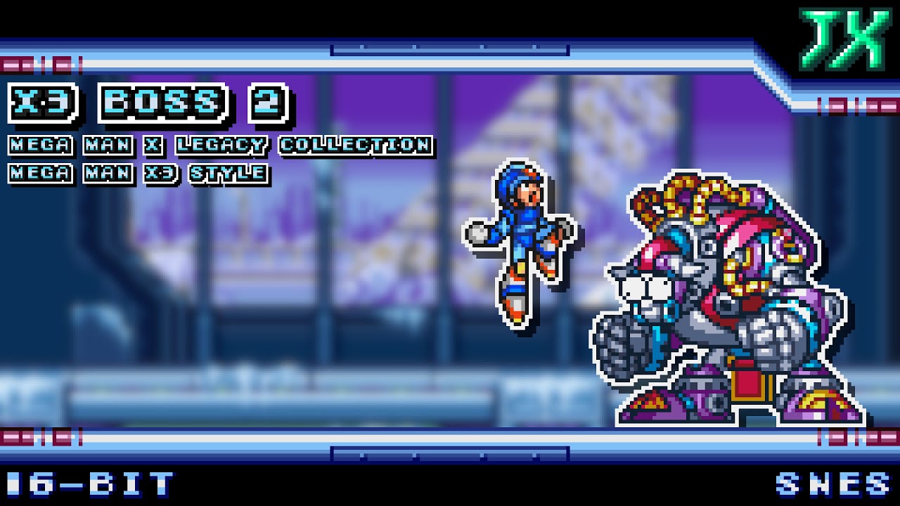 [16-Bit;SNES]X3 BOSS 2 - Mega Man X Legacy Collection【MMX3 Style】(Commission)