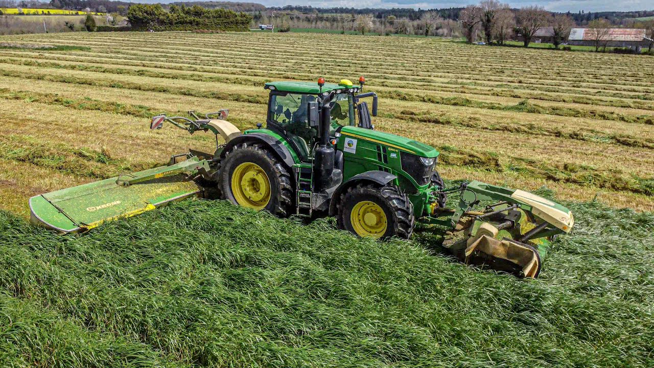 🤩 6250r + groupe de fauche Krone | fauche d'herbe 2022 | ETA guillon barbot
