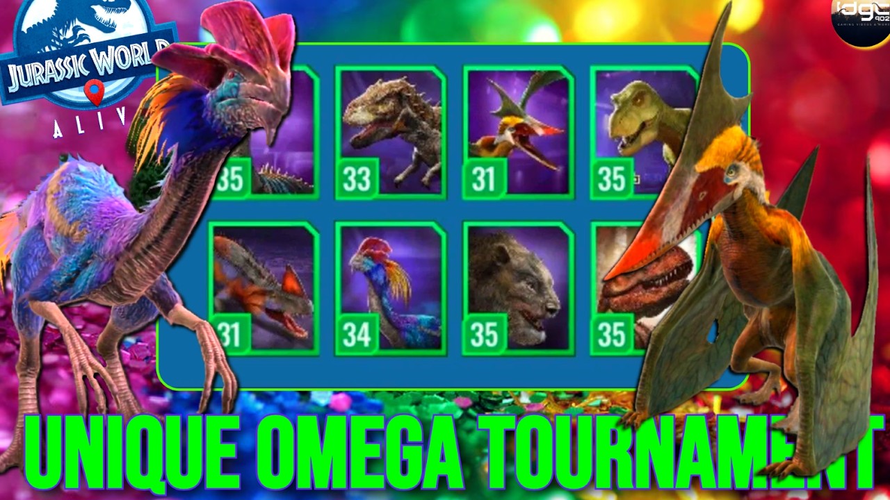 Unique Omega Tournament Battles! | Jurassic World Alive