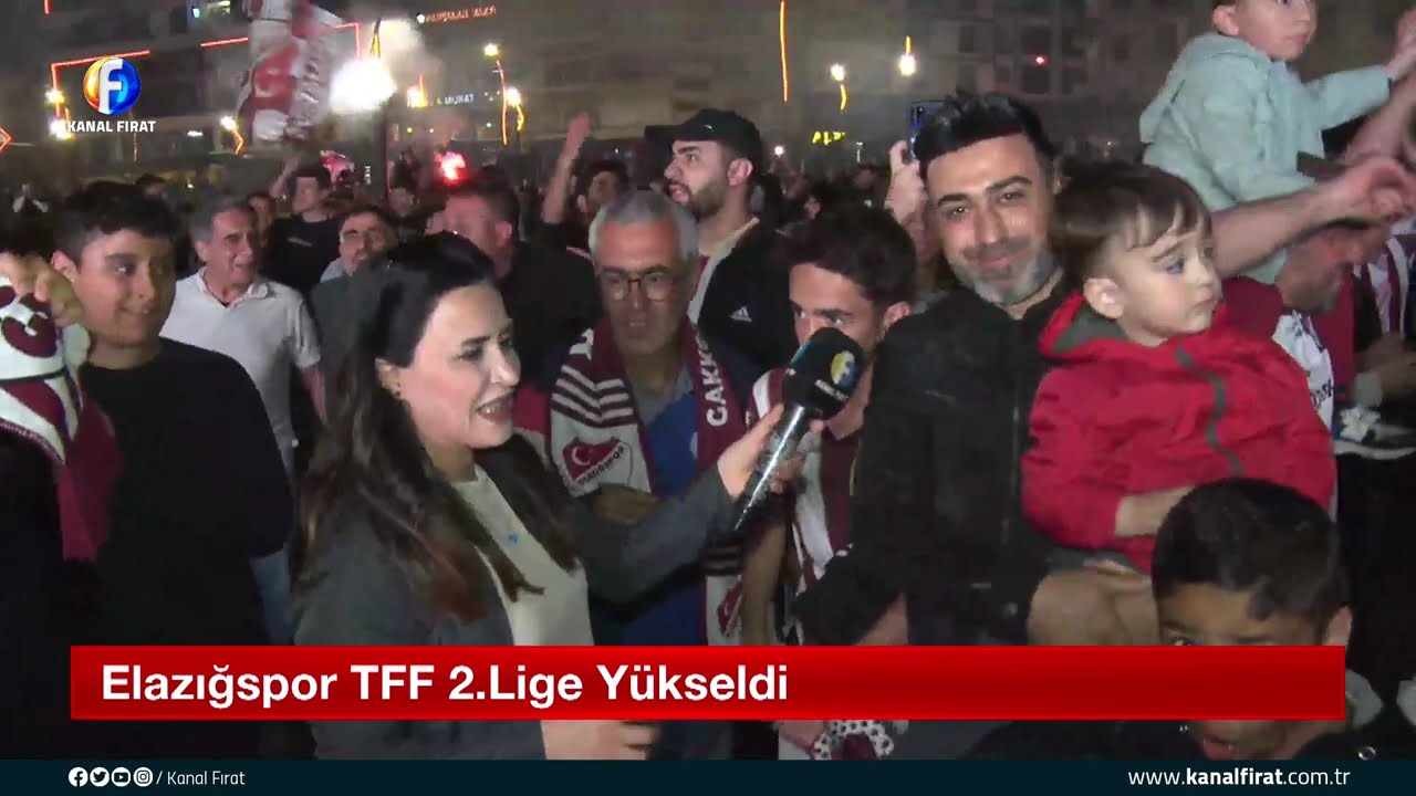 Canlı Yayın Futbol Günü ElazığSpor TFF 2 Lige Yükseldi 25 05 2024
