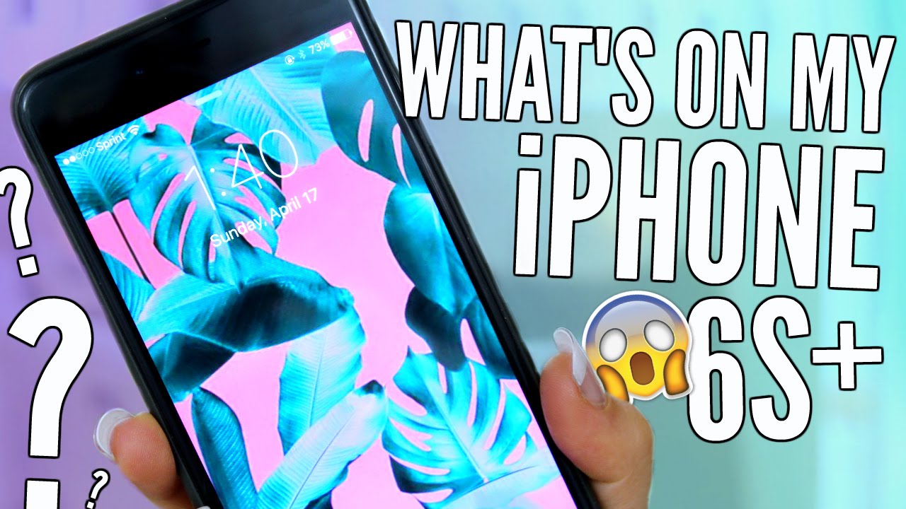 What's On My iPhone 6S+ // & How I Edit My Insta Pics! | Cicily Boone