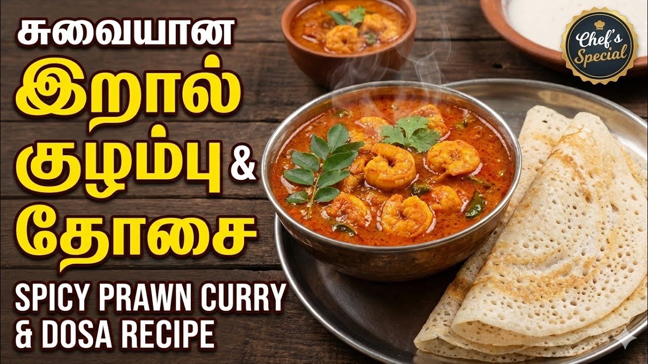 இறால் தொக்கு #fish #samayal #nonveg #trending #viral #fishing #food #Samayal #TamilCooking #Recipes