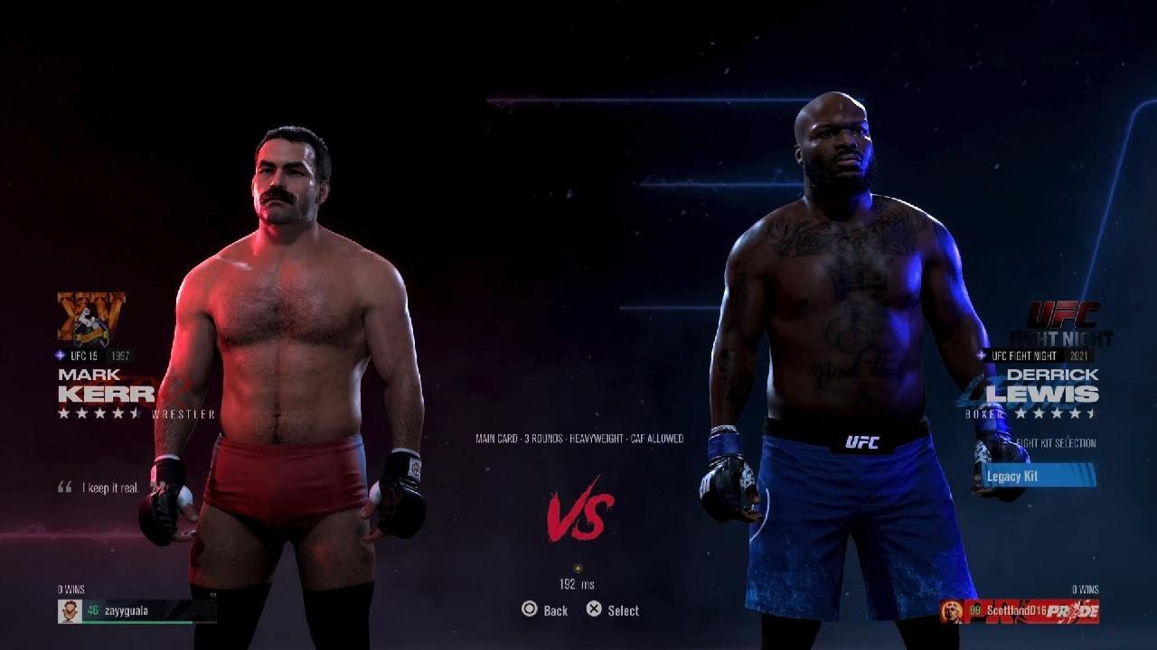 EA SPORTS UFC 5 Lewis headkick KO