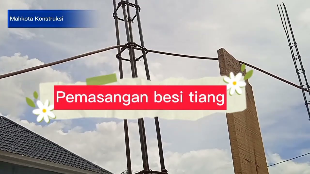 Cara membuat kolom tiang praktis #mahkotakonstruksi #trending 
