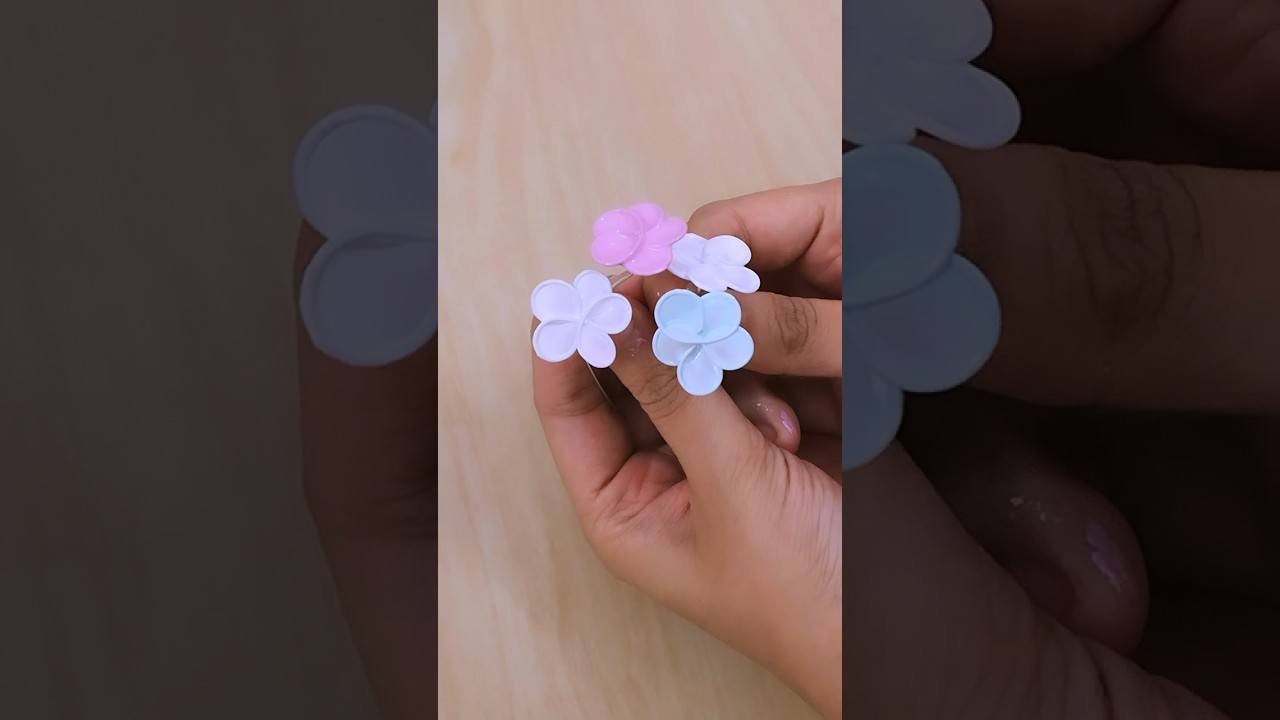 Hair accessory using NAIL PAINT