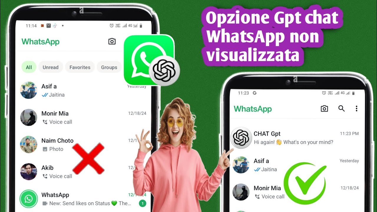 Nuovo metodo)Come risolvere l'opzione gpt della chat di whatsapp non visualizzata | Come trovare2025