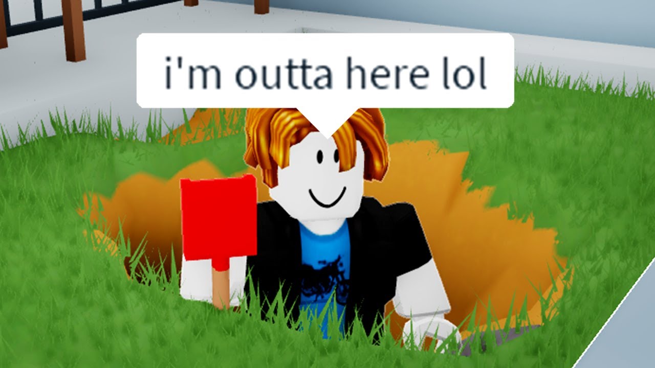 Digging to Escape Prison in Roblox