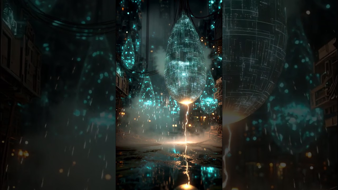 Data Cocoon Pulse | Cyberpunk Alley Signals #Shorts