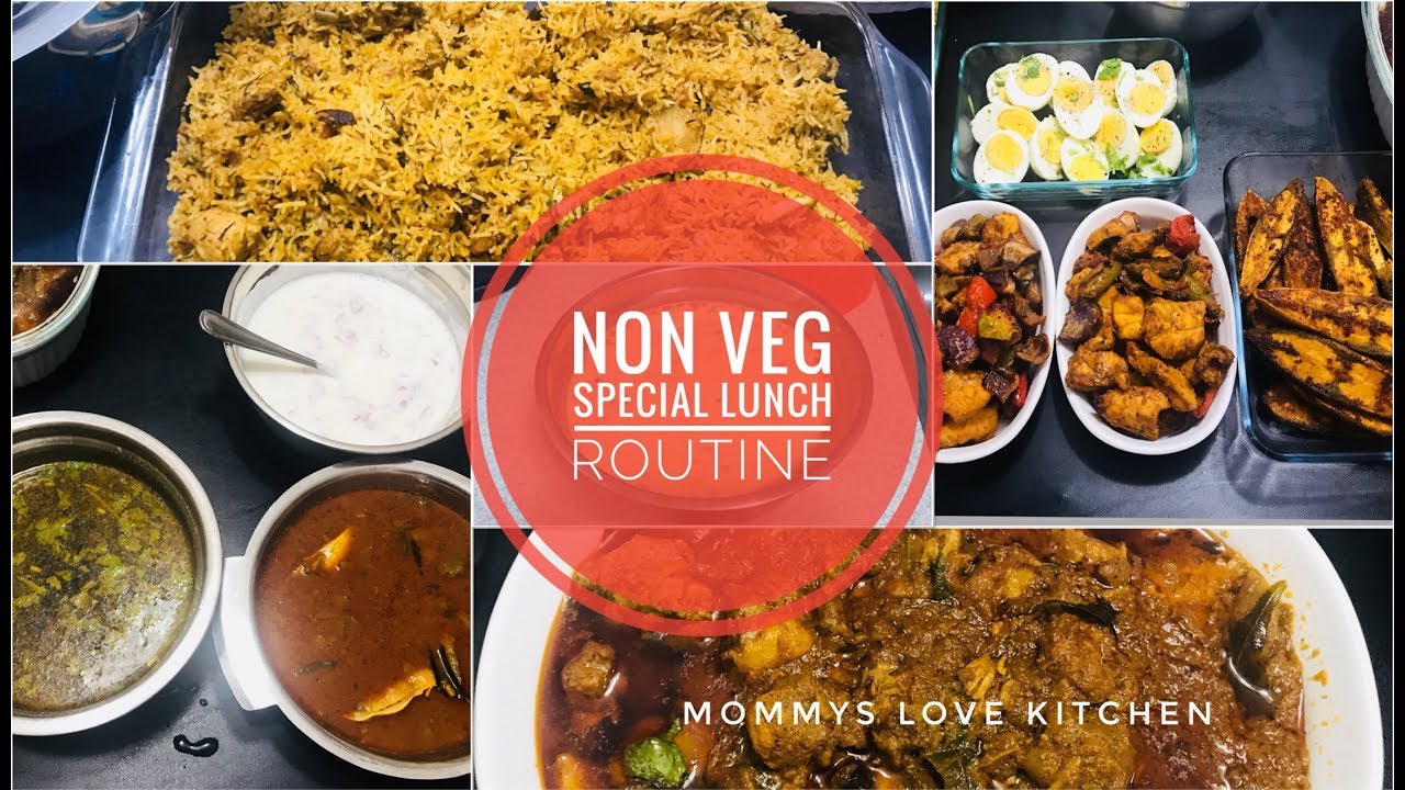Special Non Veg Lunch Routine In Tamil| weekend lunch menu | Non veg lunch menu in tamil