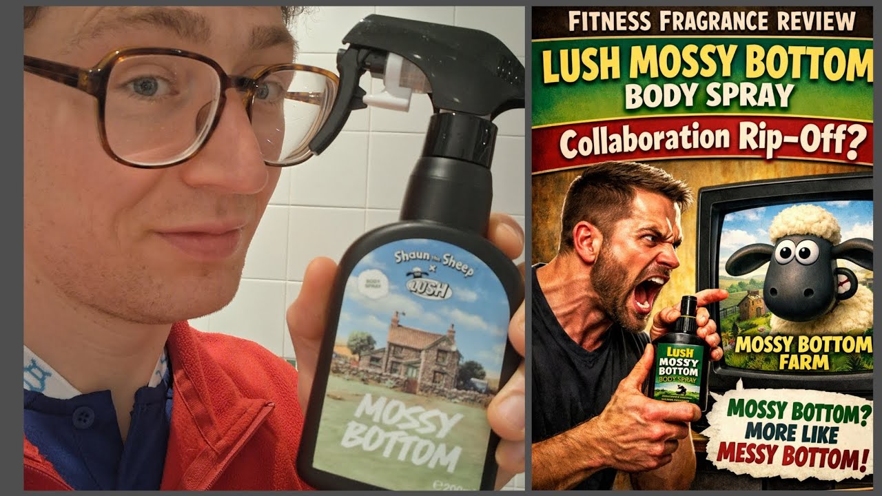 Fitness Fragrance Review: Lush Mossy Bottom Body Spray | Smell Like...Shaun The Sheep?!! 🐑
