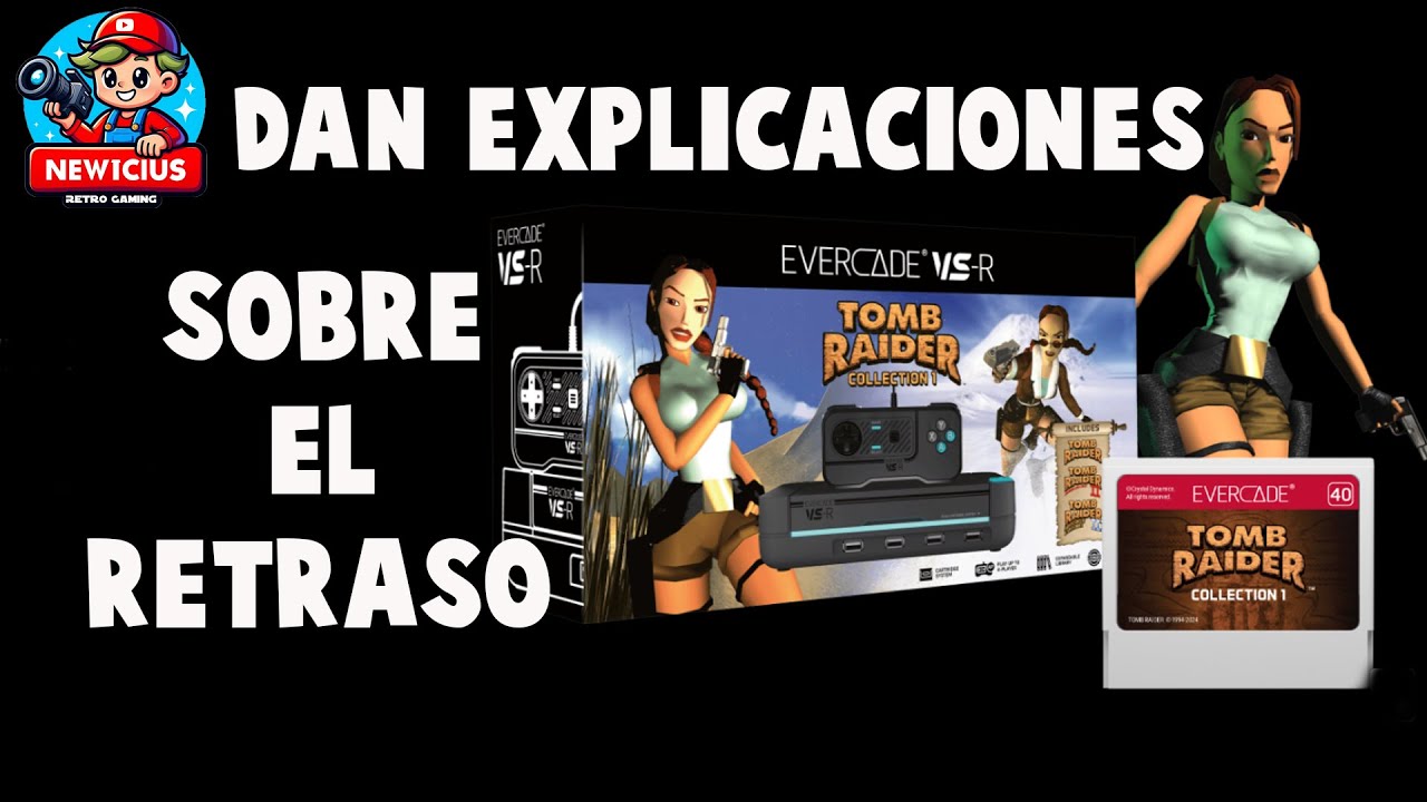 Evercade | Dan Explicaciones Sobre le Retraso de VS- R Pack de TOMB RAIDER  #evercade