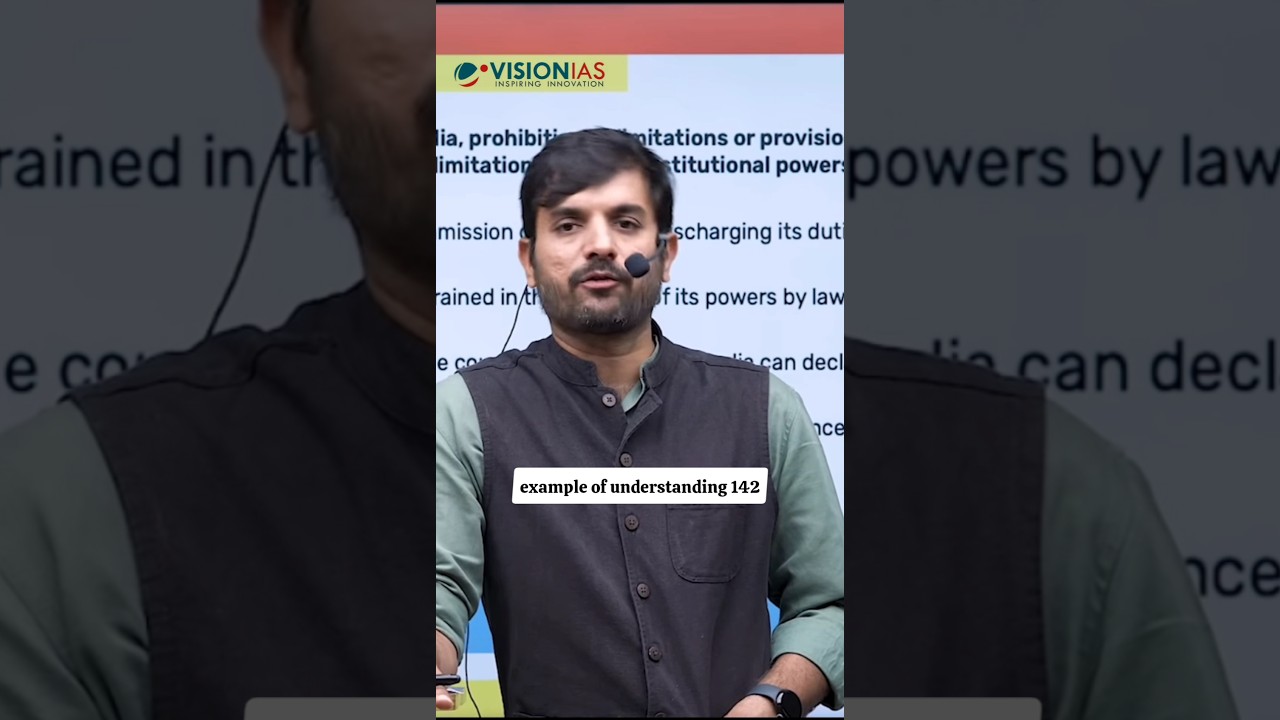 Article 142 Explained with Example by Jatin Gupta Sir #shorts #upsc #ias