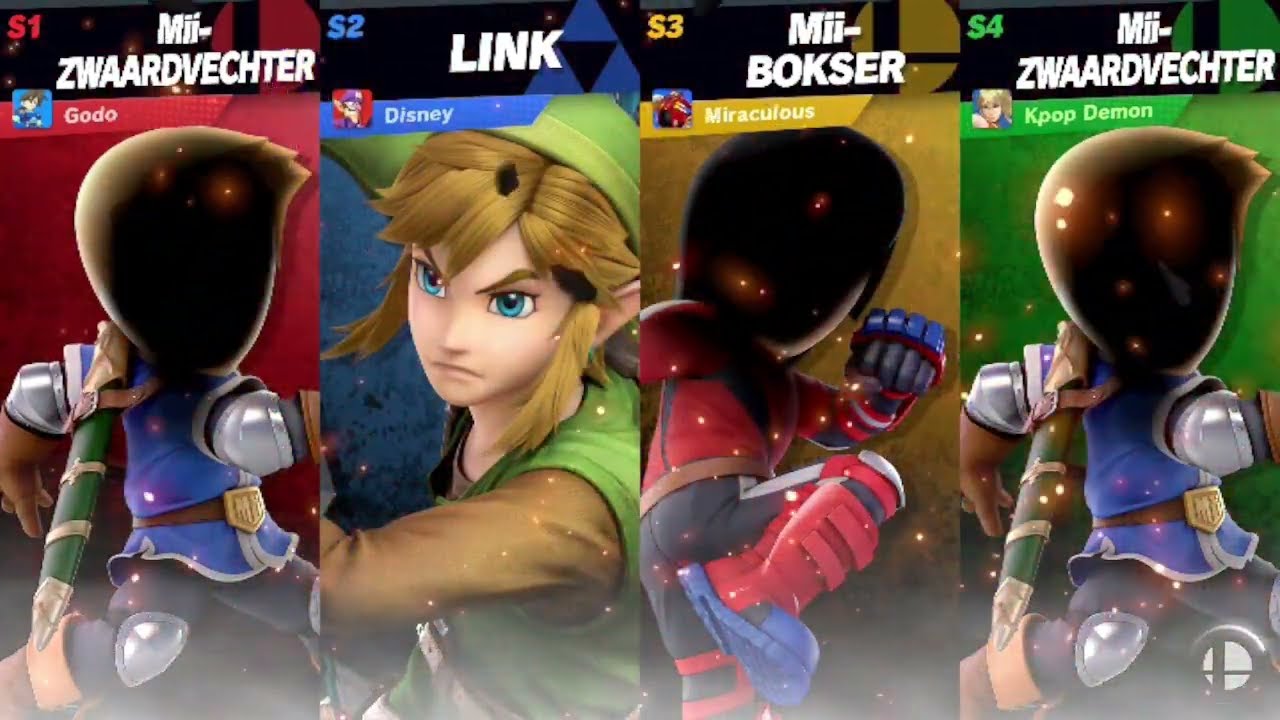 Dutch SSBU (Godo) Agustin vs (Disney) Link Cap vs (Miraculous) Marc Anciel vs (Kpop Demon) Rumi