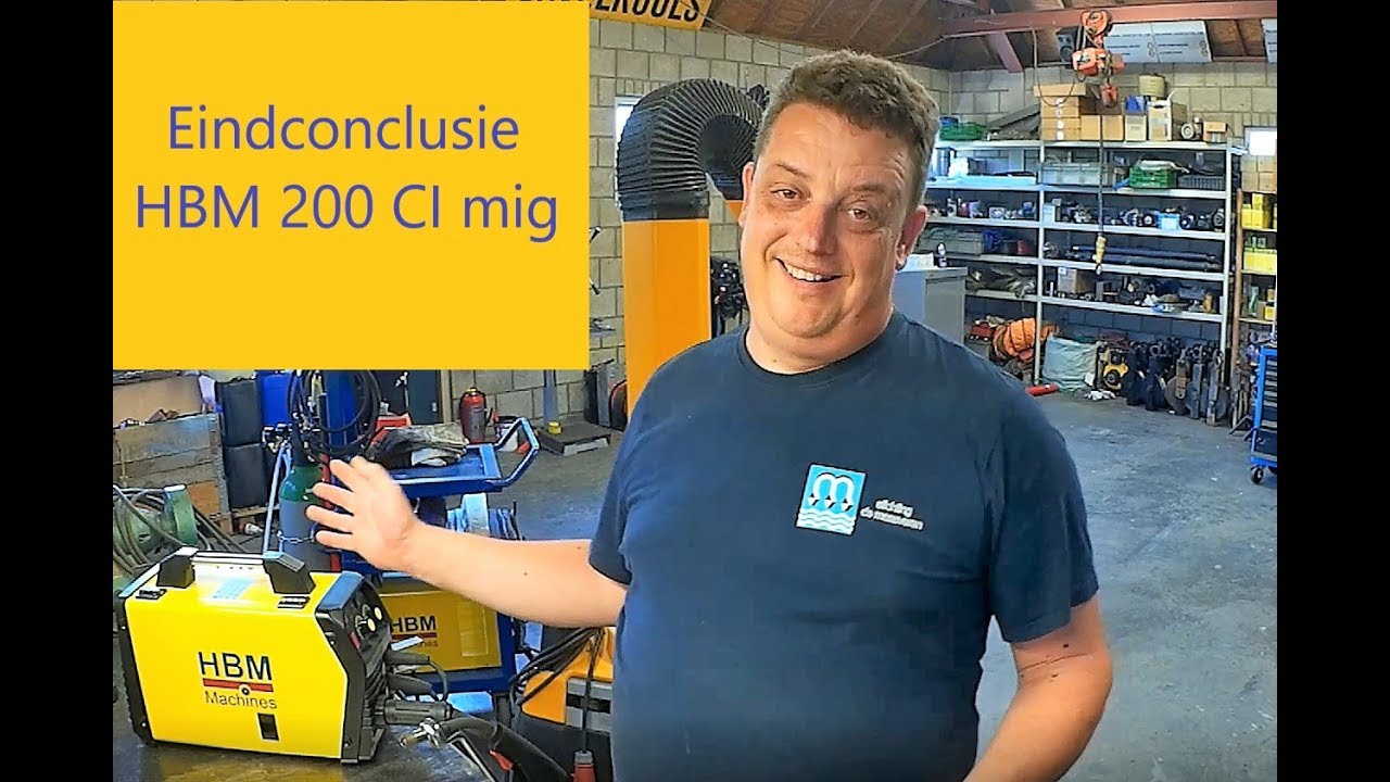 Eindconclusie en aluminium lassen met de HBM Mig 200CI!!!!