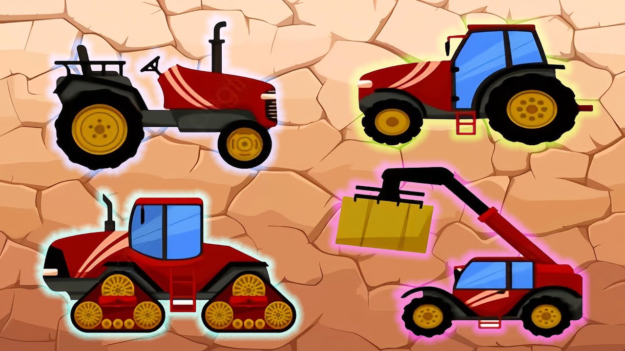Classic Farm Vehicles Go Viral – Test Your Shadow Matching Skills | Funny Challenge