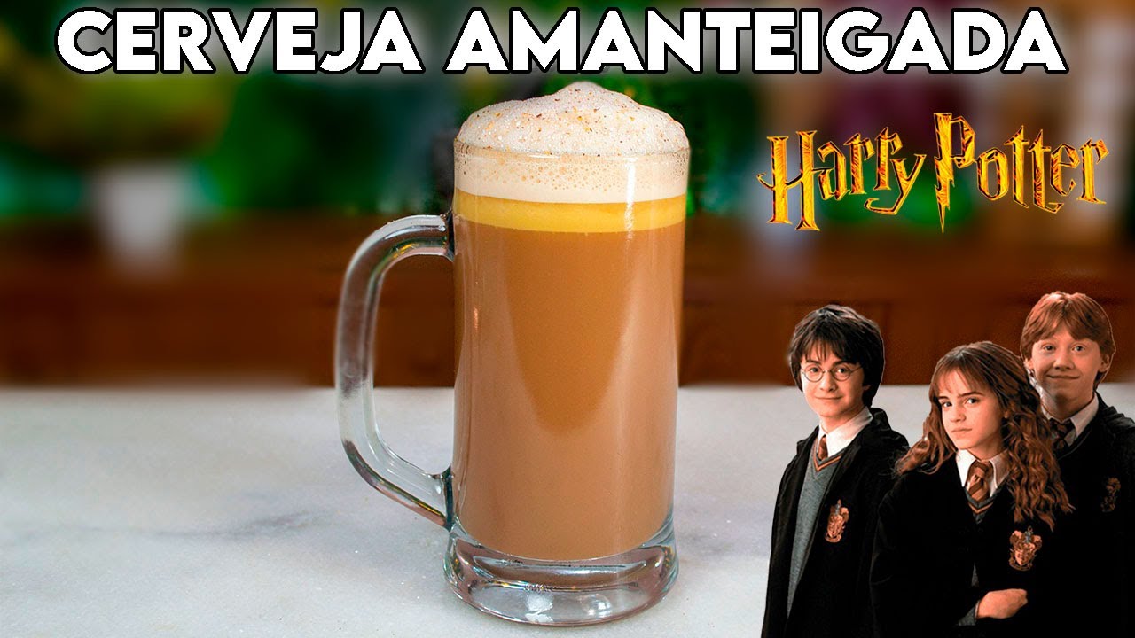 CERVEJA AMANTEIGADA DO HARRY POTTER