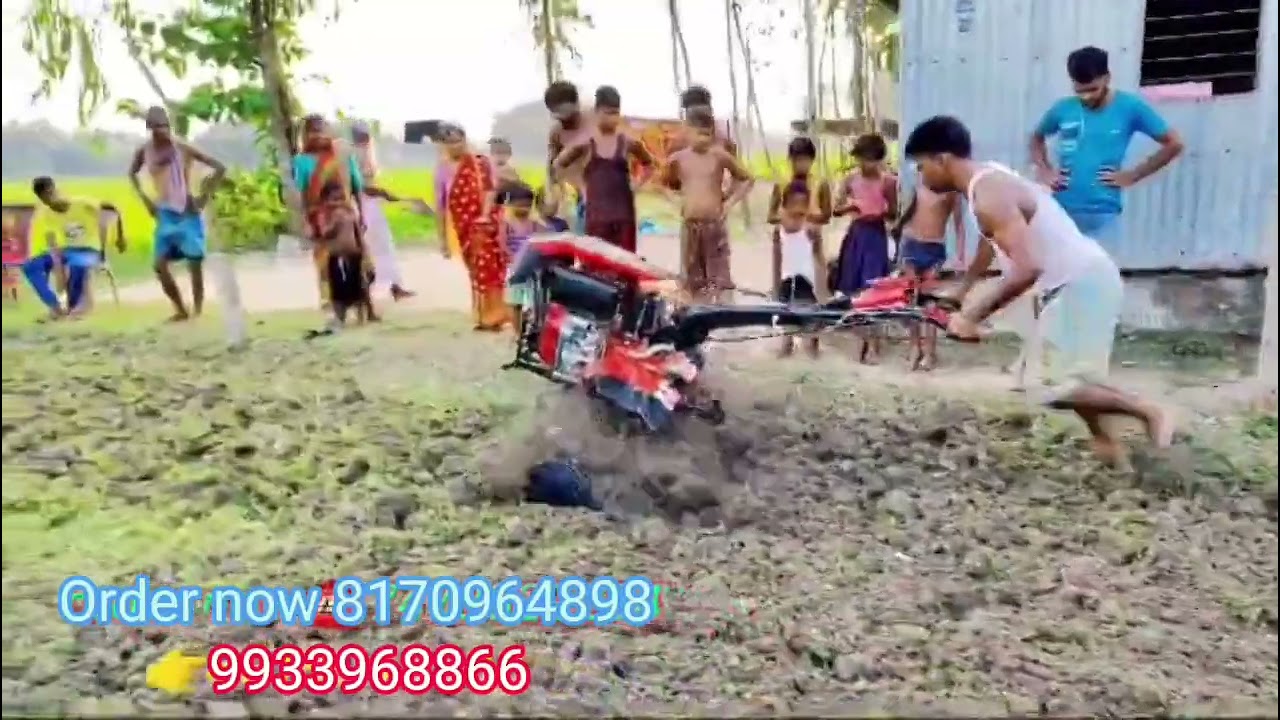 Power Weeder Kama Original Engine 186 FA Demo Video | West Bengal Coochbehar