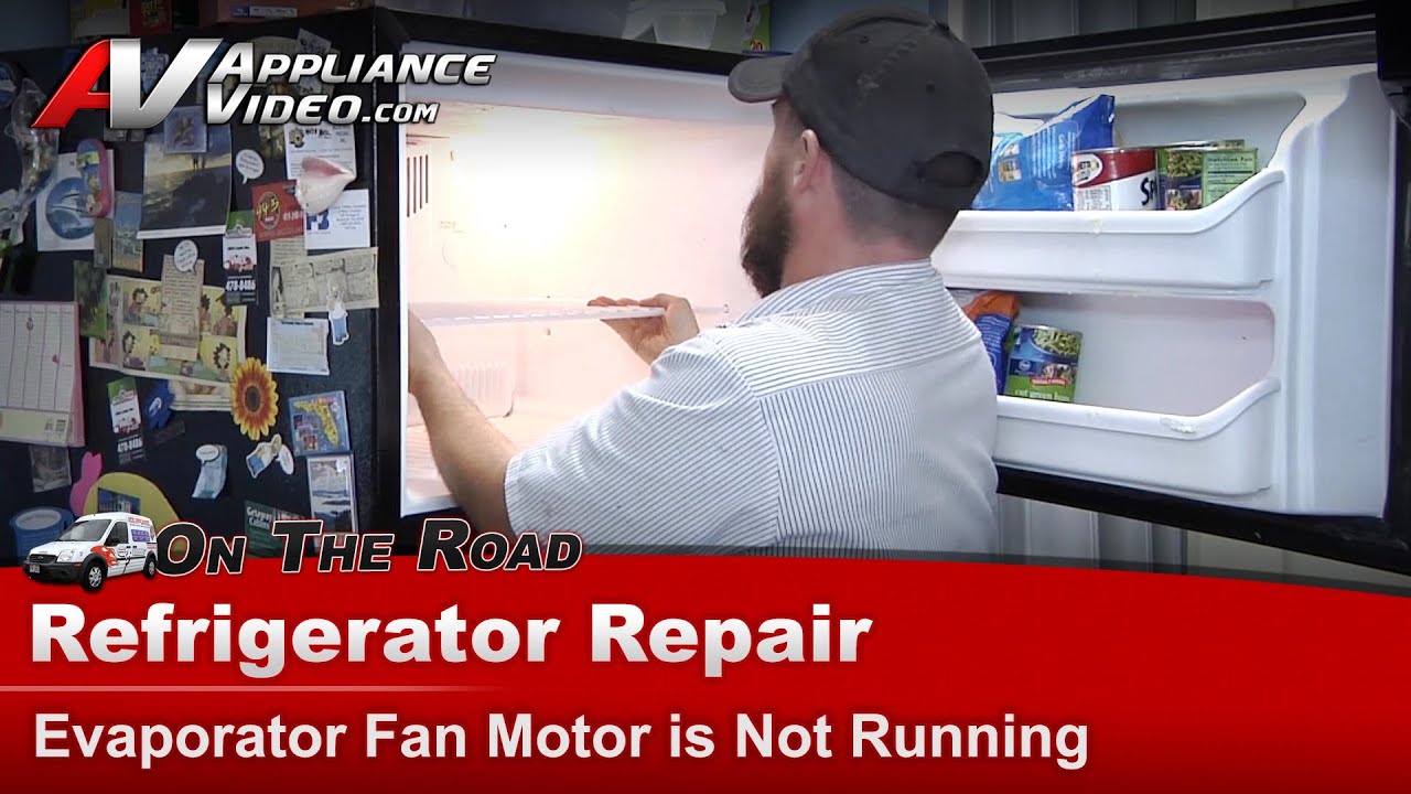 Kenmore Refrigerator Repair - Evaporator Fan Motor is Not Running - 25369949703