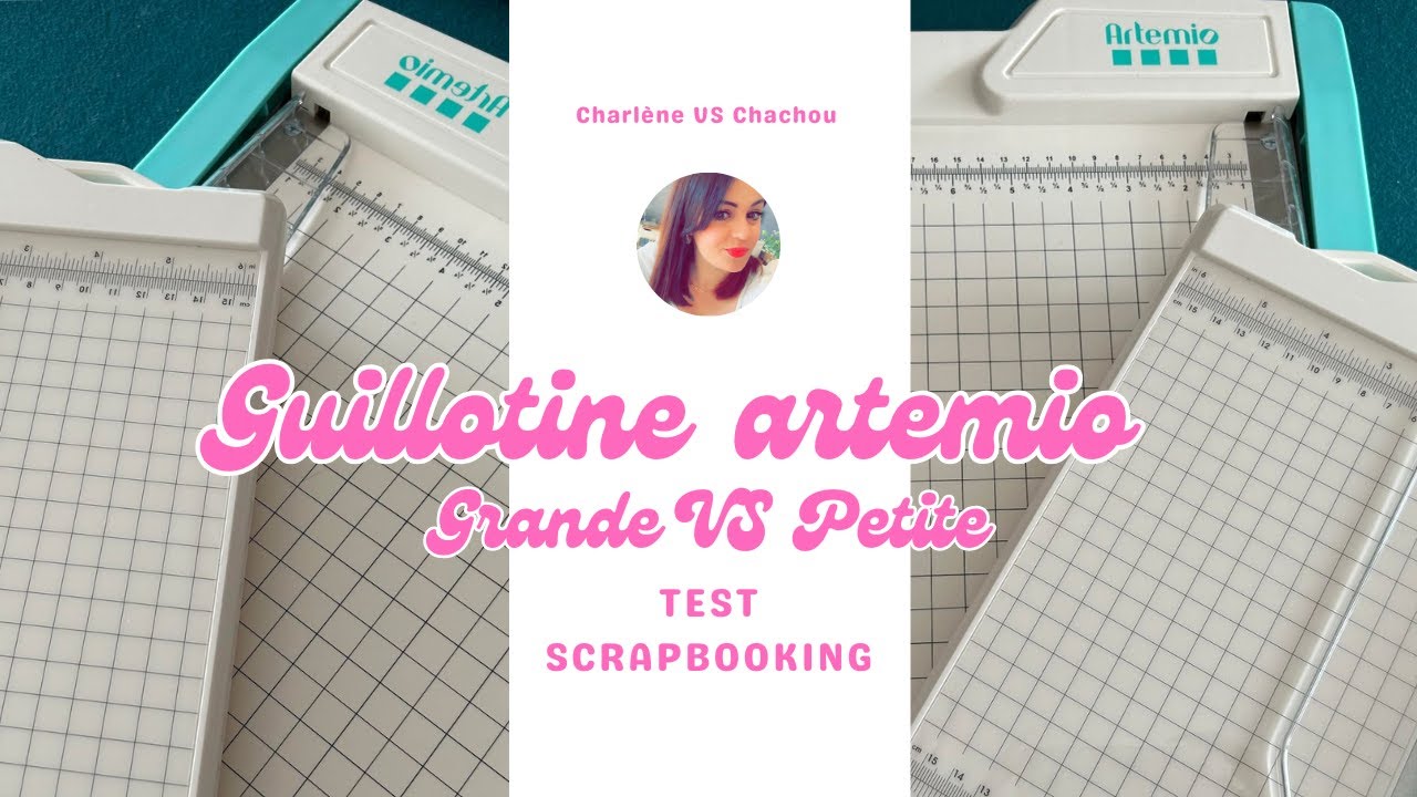 ❤️TEST SCRAPBOOKING ❤️GUILLOTINE ARTEMIO  MINI VS GRANDE #artemio #scrapbooking #guillotine