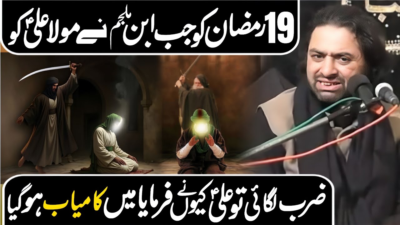 19 Ramdan Ko Jb Mola Ali a.s Ko Zarab Lagi To Mola Ali a.s Ny Farmaya ? | Allama Nasir Abbas Multan 