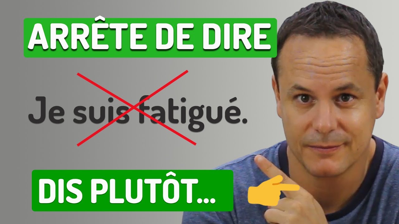 10 MANIÈRES de dire “JE SUIS FATIGUÉ” en Français!! Crevé, mort, épuisé…