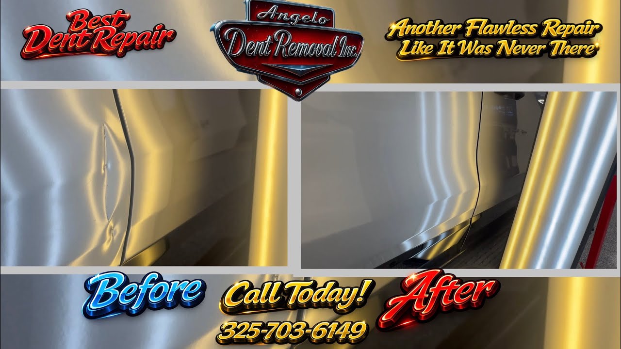 Best Dent Repair.Another Flawless Repair Like It Was Never There. Angelo Dent Removal Inc San Angelo