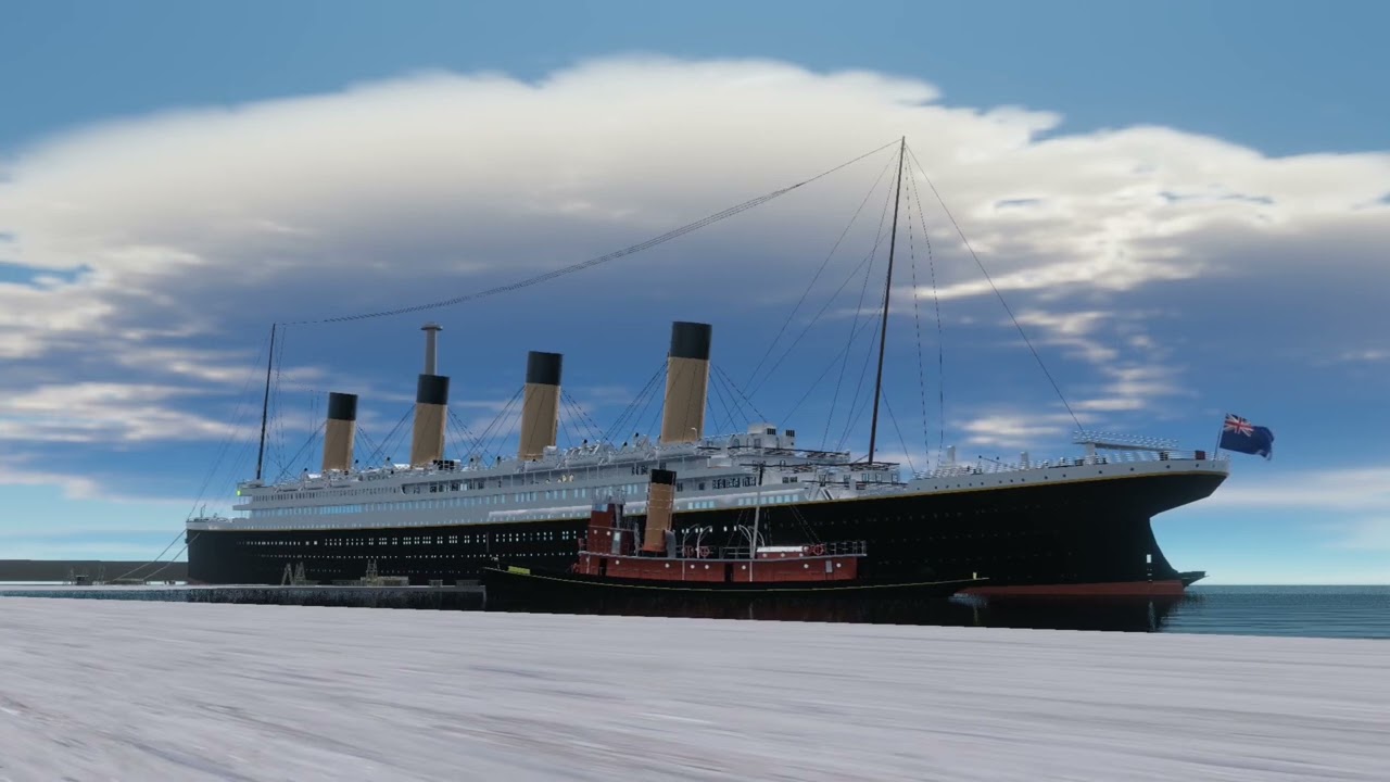 TITANIC | Thompson Dry Dock Test | When Irish eyes are smiling