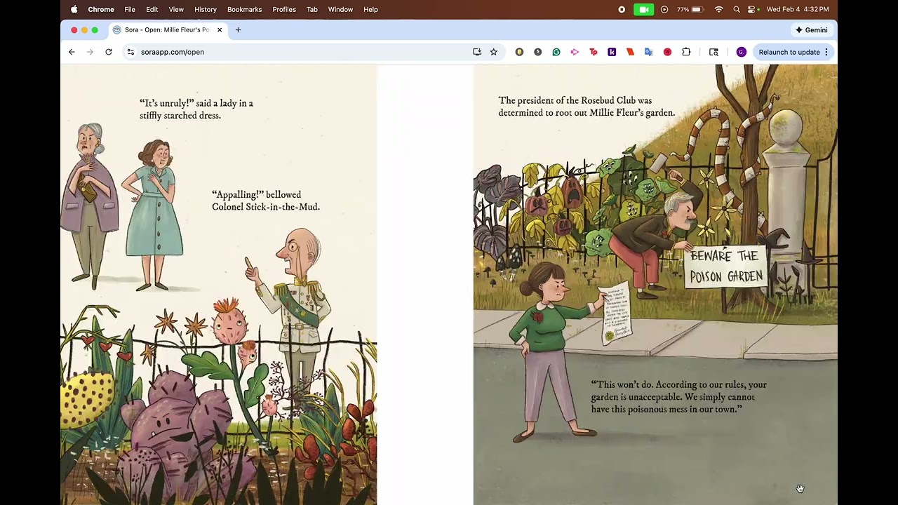 2026 PS10 Read-a-thon Read Aloud with Ms  Cloud - Millie Fleur's Poison Garden