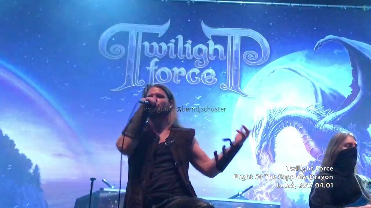 Twilight Force - LIVE - Flight Of The Sapphire Dragon - Luleå 2017.04.01 4K
