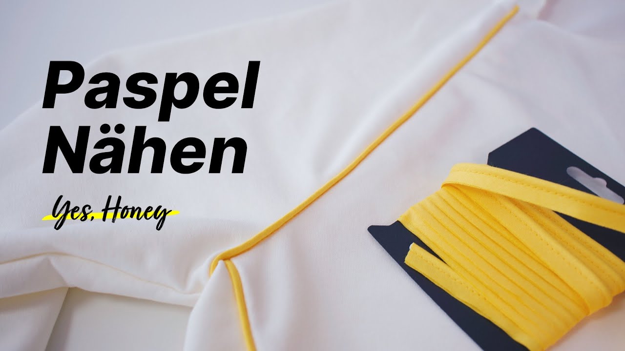 Paspel nähen - so klappt's easy am Raglanärmel!