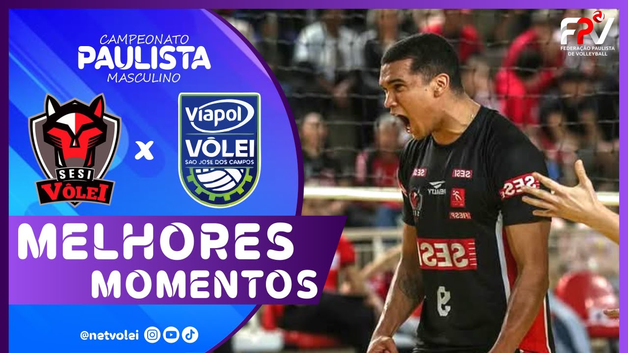 SESI vs SÃO JOSÉ | Melhores Momentos | Paulista Masculino 2025