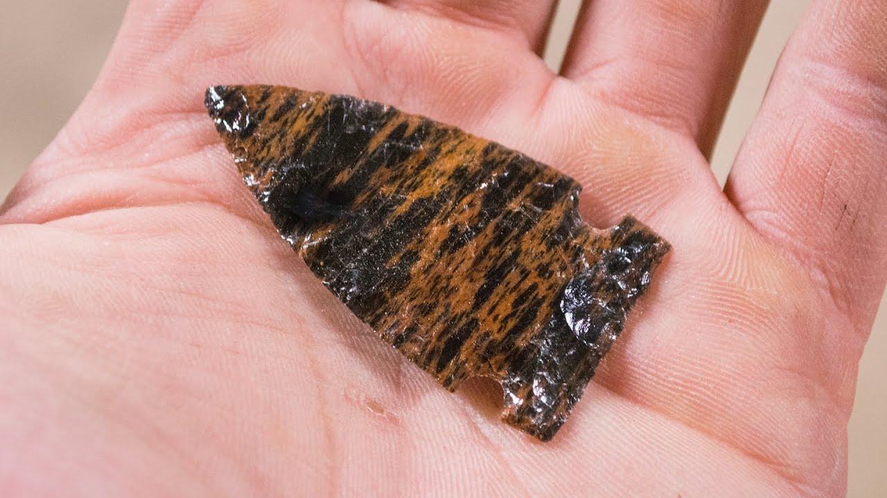 How to Flint Knap an Obsidian Arrowhead