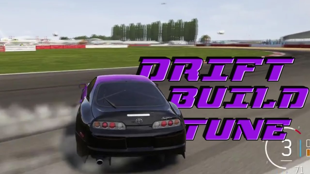 Forza 6: Supra RZ Drift Build, Tune Tutorial HOLDS ANGLE FOR DAYS