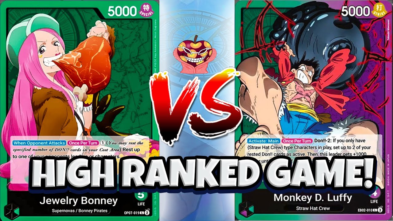 [OP12] WE BACK! High Ranked Ladder! Bonney vs GP Luffy One Piece Card Game