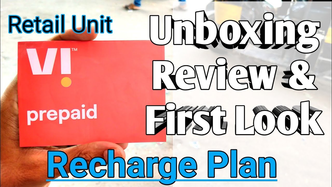 Vi Prepaid Sim Card Unboxing & Review First Look | Vi Sim Card Recharge Plan | Vi Sim Card | Vi Sim