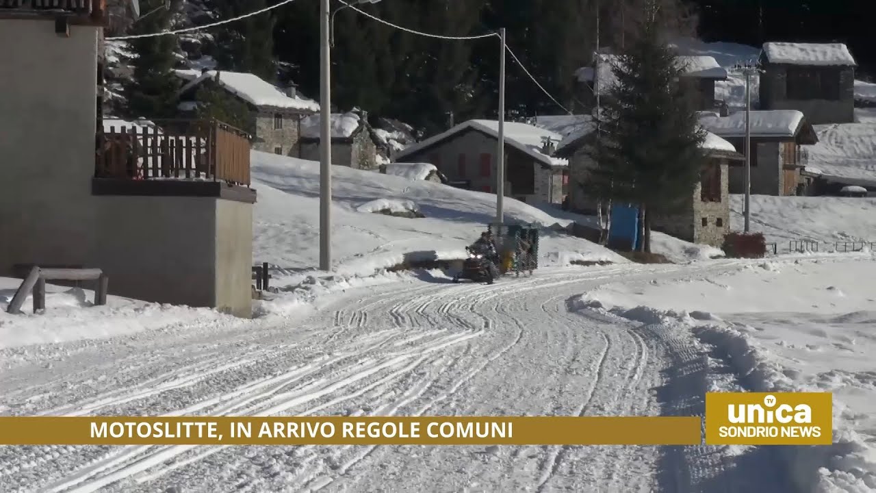 Motoslitte, regole comuni in tutta la Valle