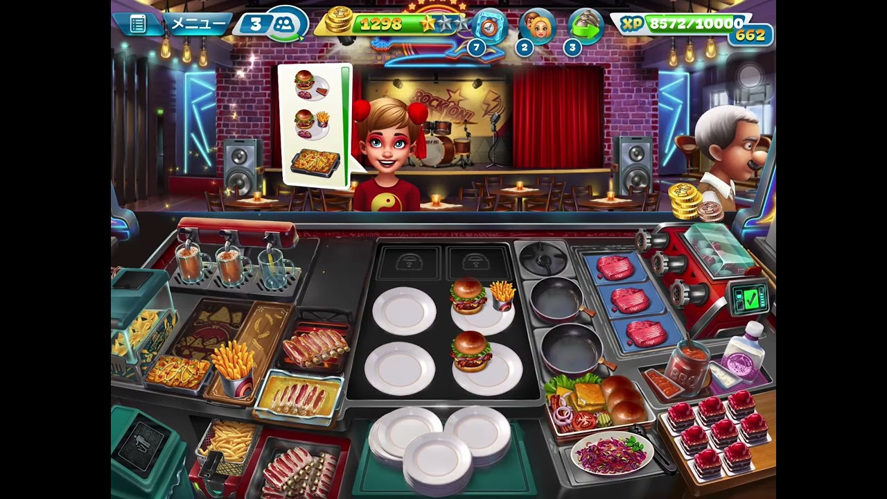 Rock&Roll Bar 29 ⭐️⭐️⭐️　cooking fever　クッキングフィーバー