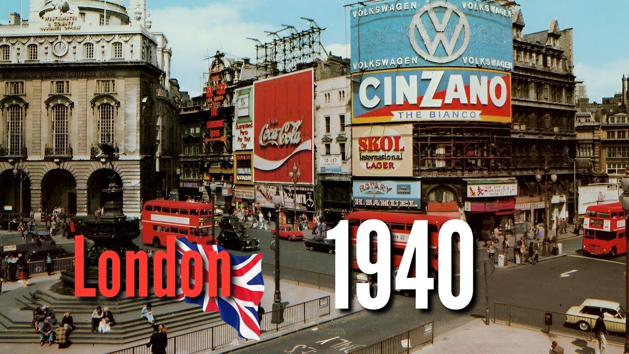 London 1930 -1940 - 50 | England | United Kingdom 😳
