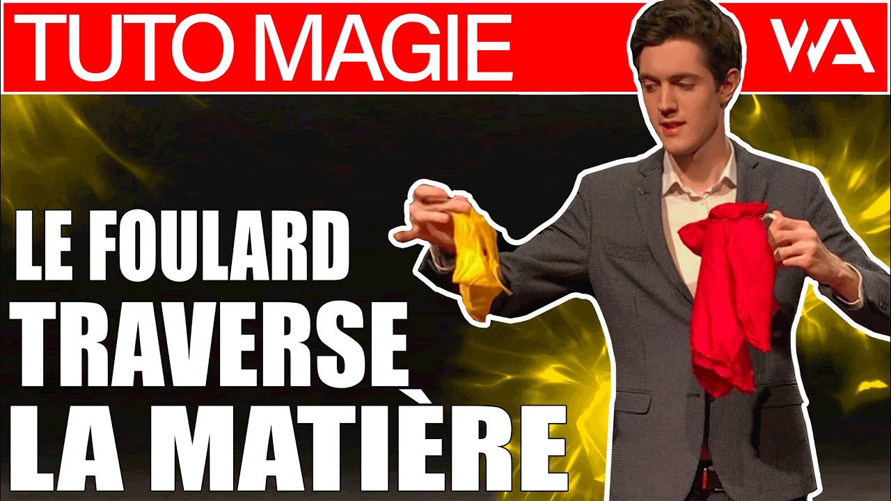 MAGIE FACILE 🌟 FOULARD À TRAVERS LA MATIÈRE 😱