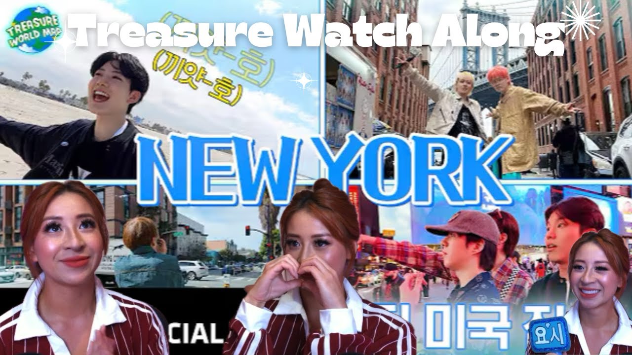 [Treasure World Map] Ep. 17 New York WATCH-ALONG | (트레저) TREASURE REACTION | RELIVING NY CONCERT