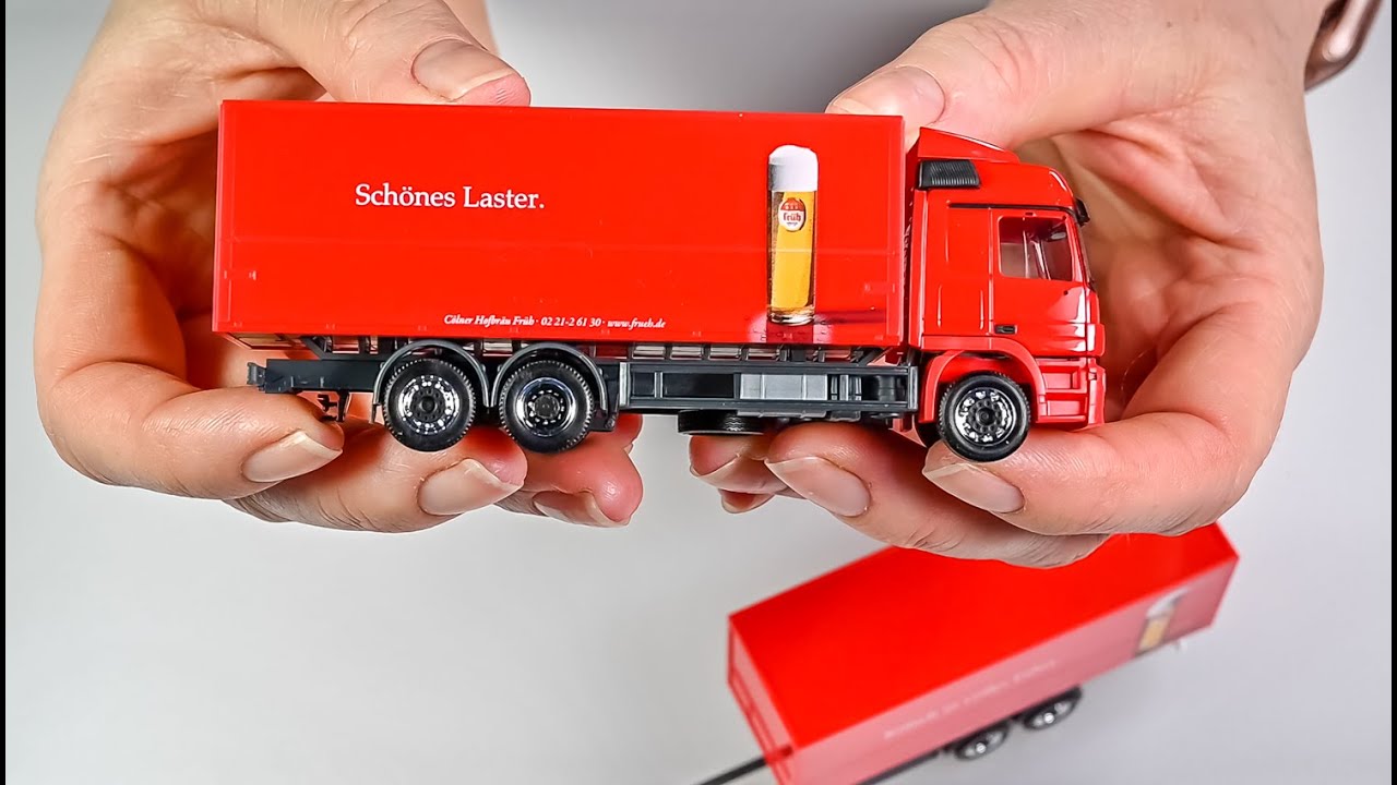 Unboxing of 4 Micro 1:87 H0 Scale Herpa Trucks!