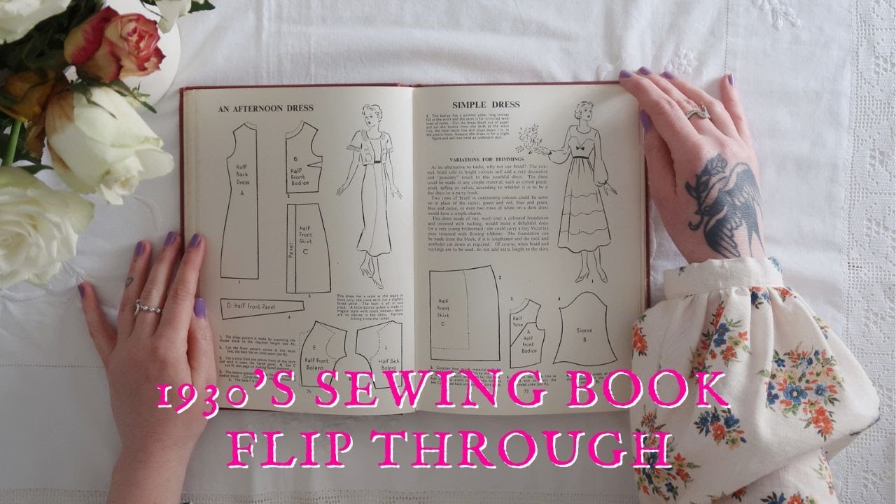 1930's Sewing Book flip through ~ what's inside a sewing manual from 1938?
