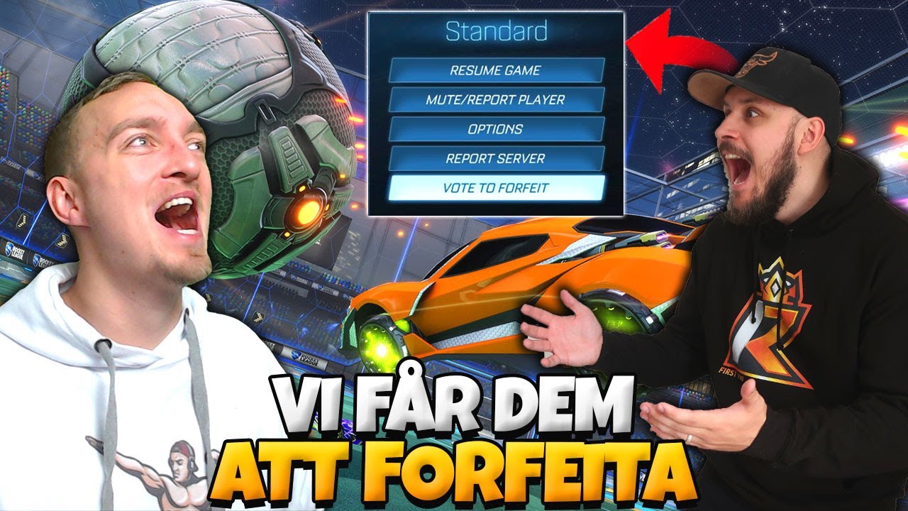 VI FÅR MOTSTÅNDARNA ATT FORFEITA I ROCKET LEAGUE