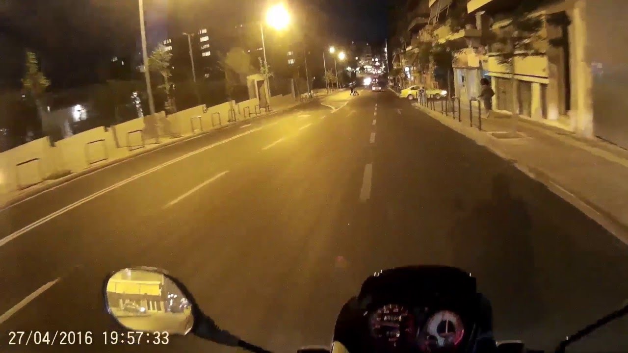 Athens riding , Lykavitos at night