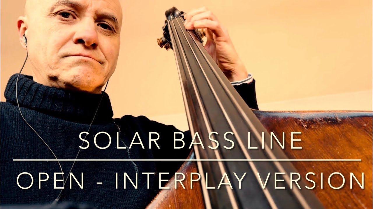Solar Open Interplay Version Bass Line Play Along Backing Track 